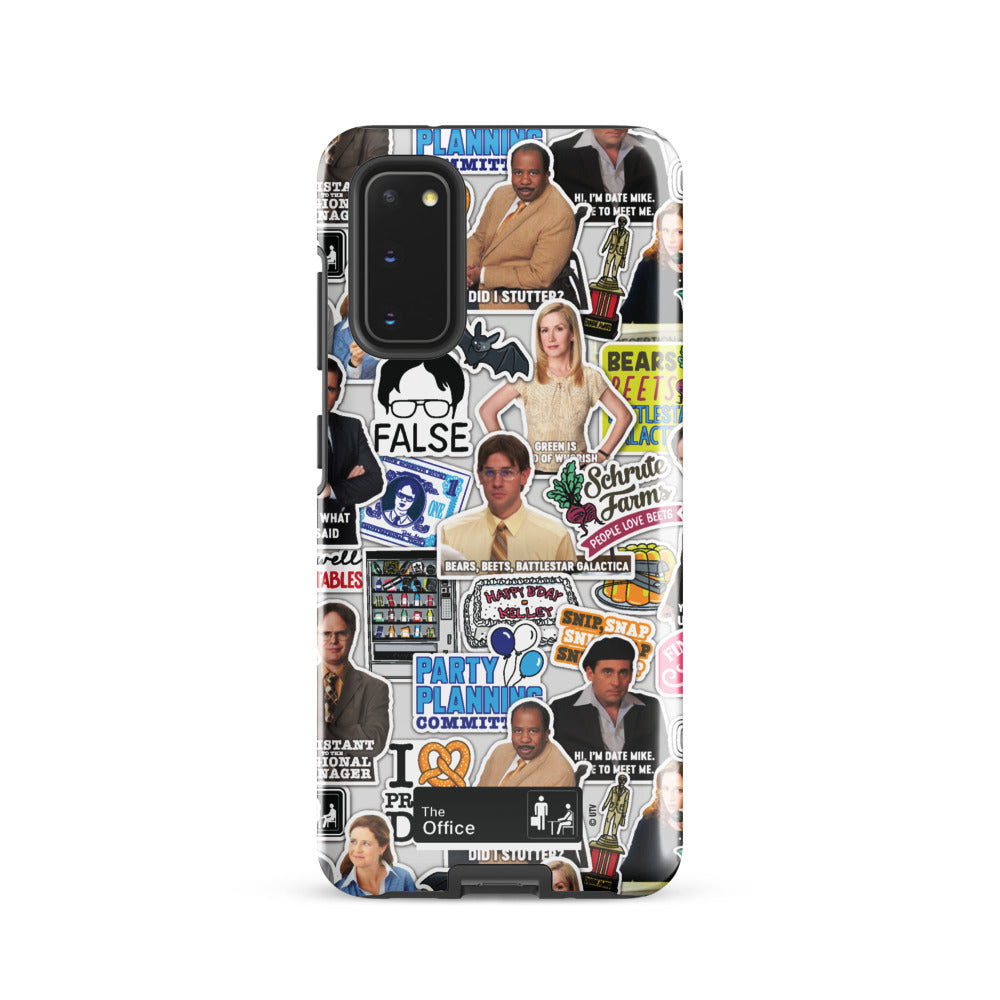 The Office Collage Pattern Samsung Case