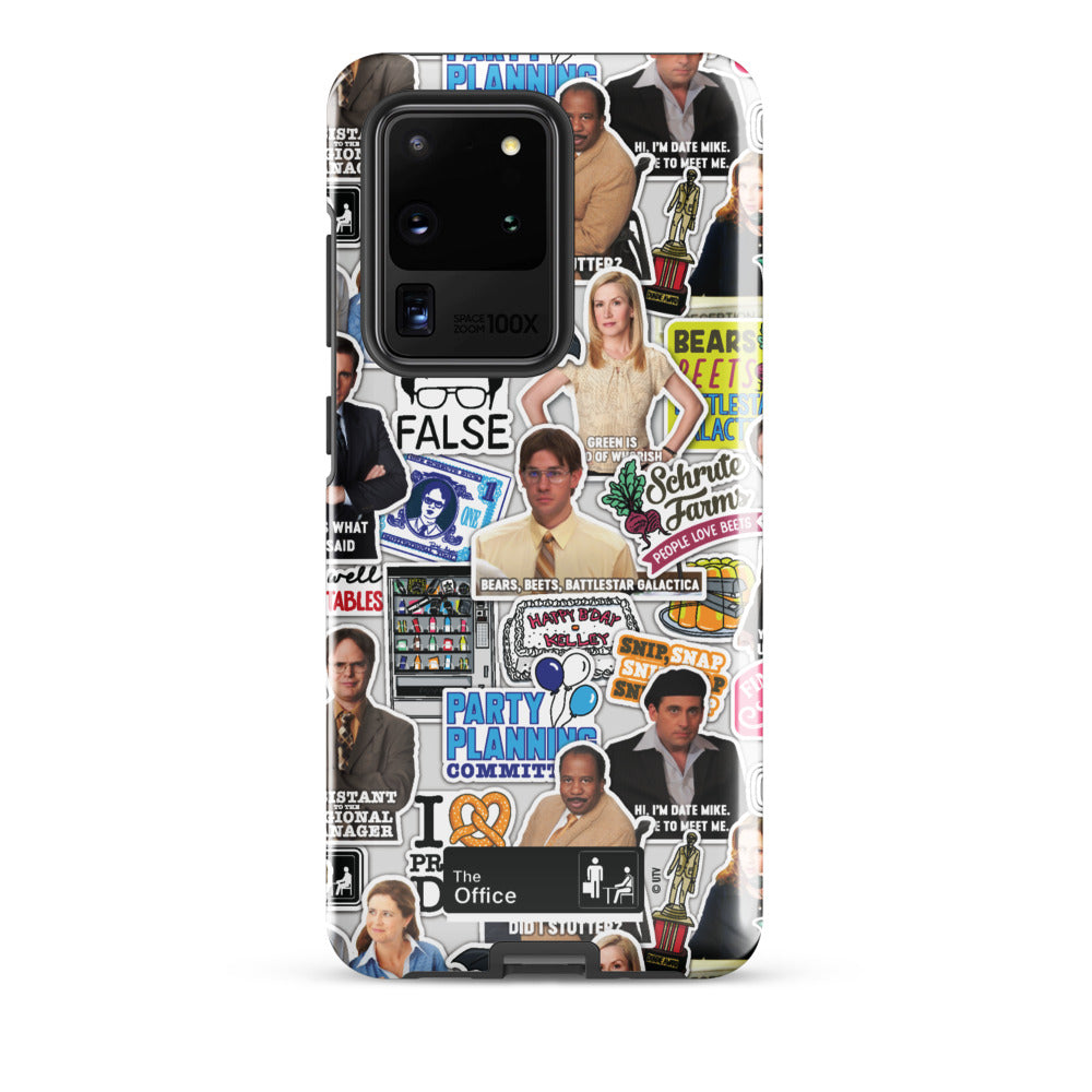 The Office Collage Pattern Samsung Case