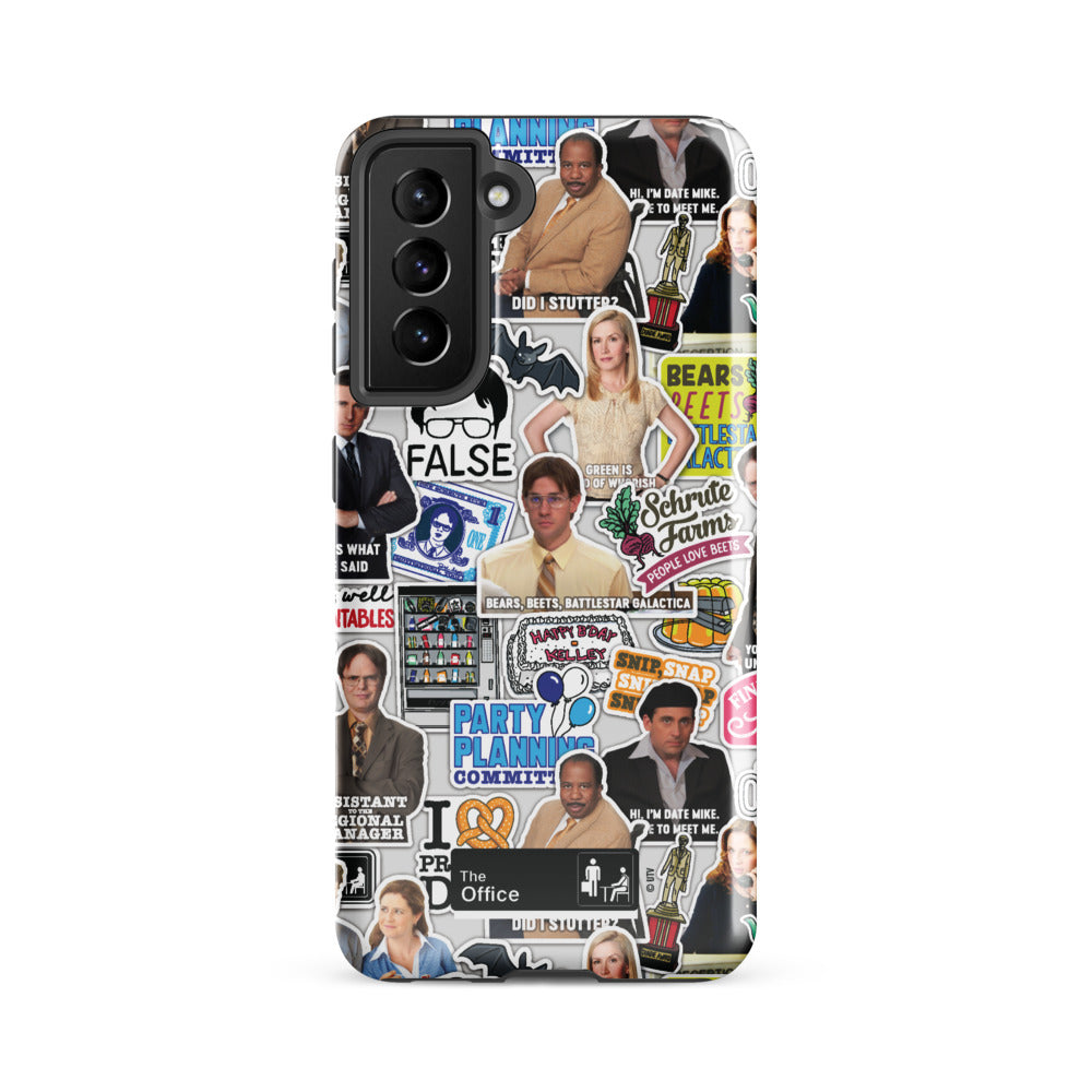 The Office Collage Pattern Samsung Case