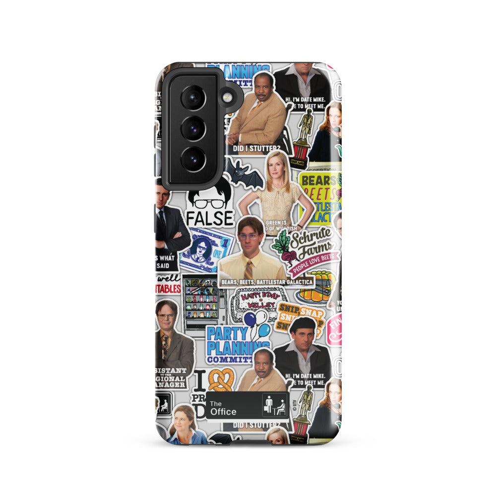 The Office Collage Pattern Samsung Case