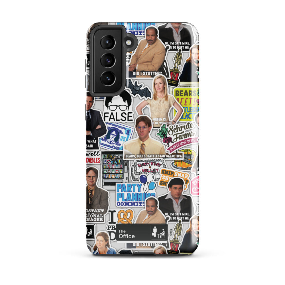 The Office Collage Pattern Samsung Case