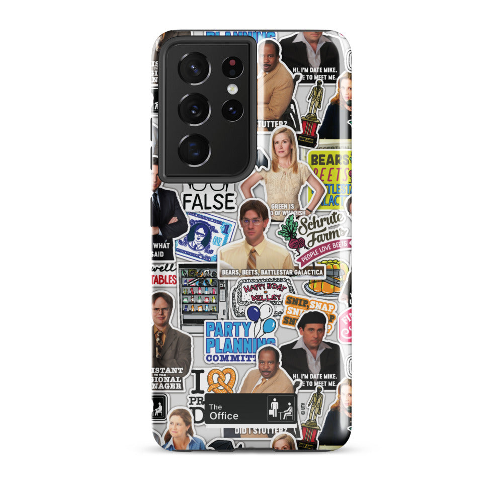 The Office Collage Pattern Samsung Case