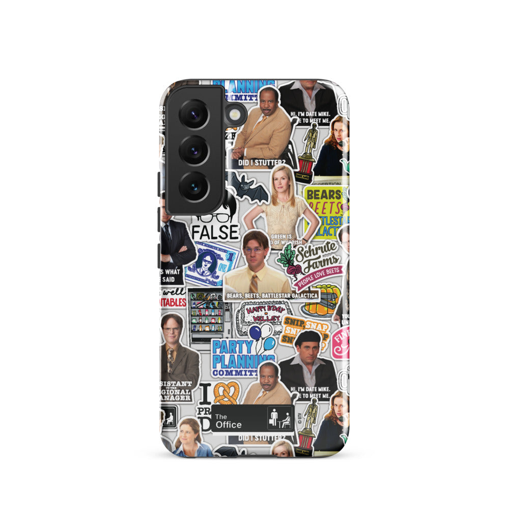 The Office Collage Pattern Samsung Case