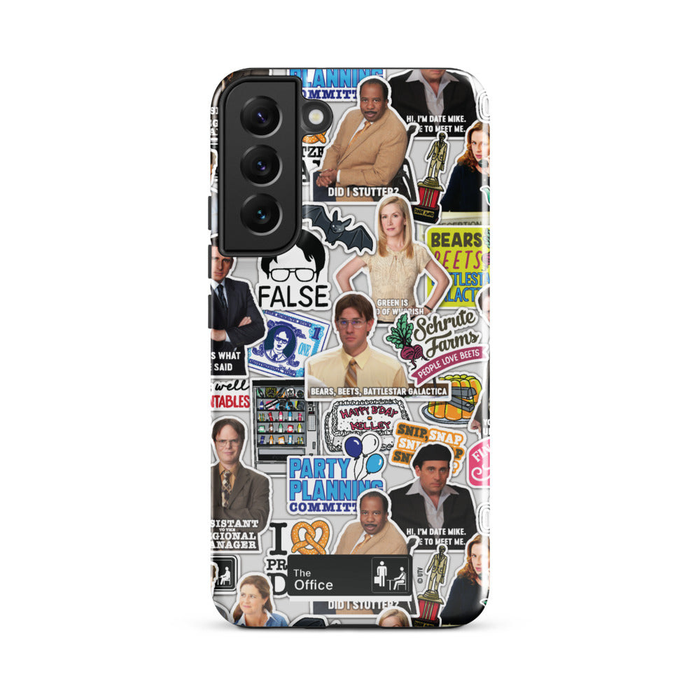 The Office Collage Pattern Samsung Case