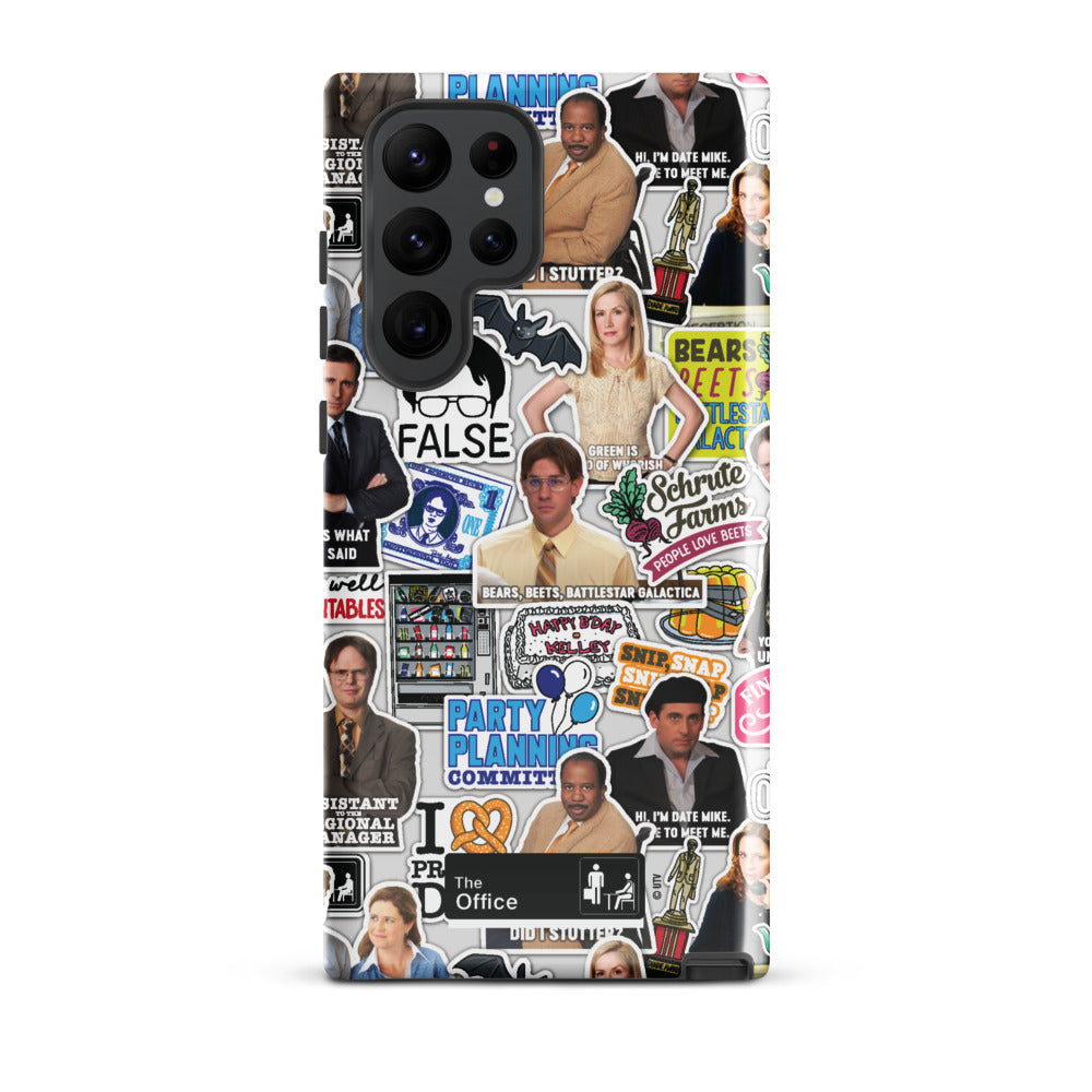 The Office Collage Pattern Samsung Case