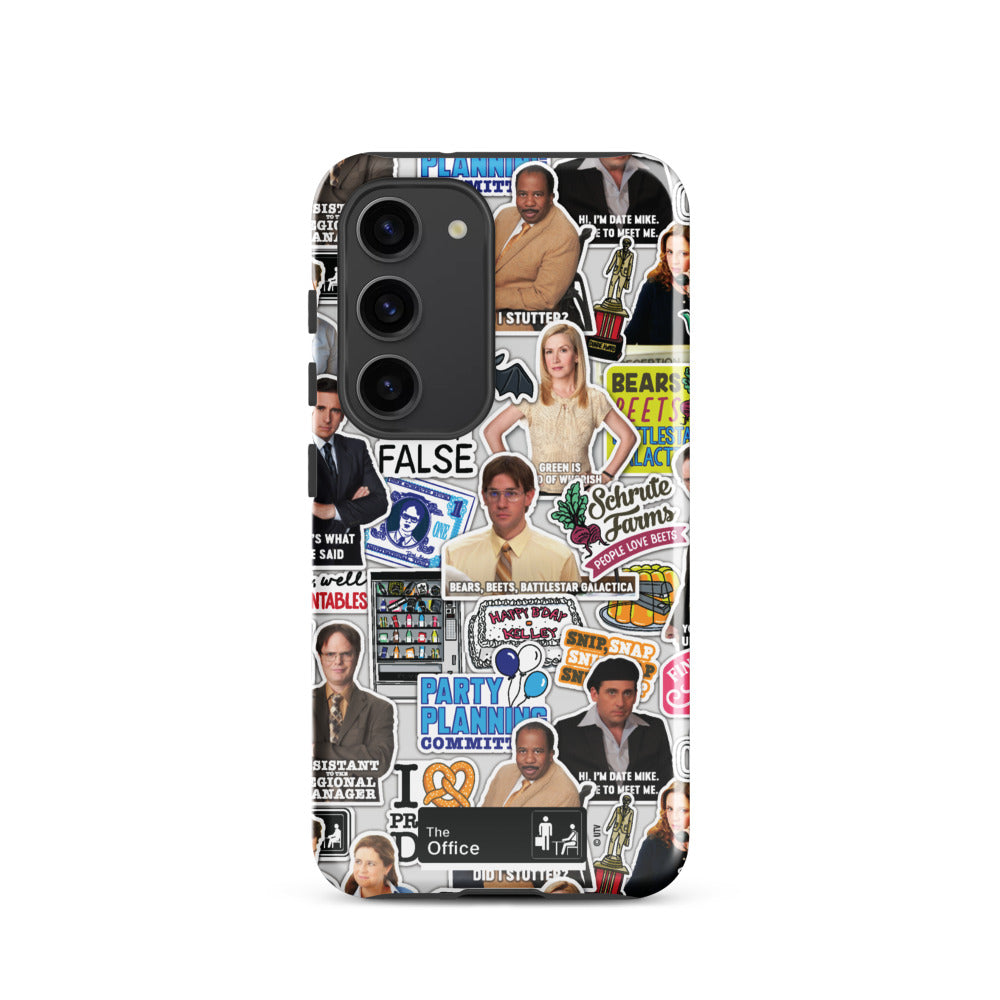 The Office Collage Pattern Samsung Case