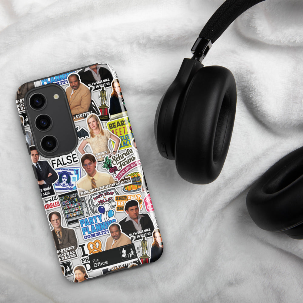 The Office Collage Pattern Samsung Case