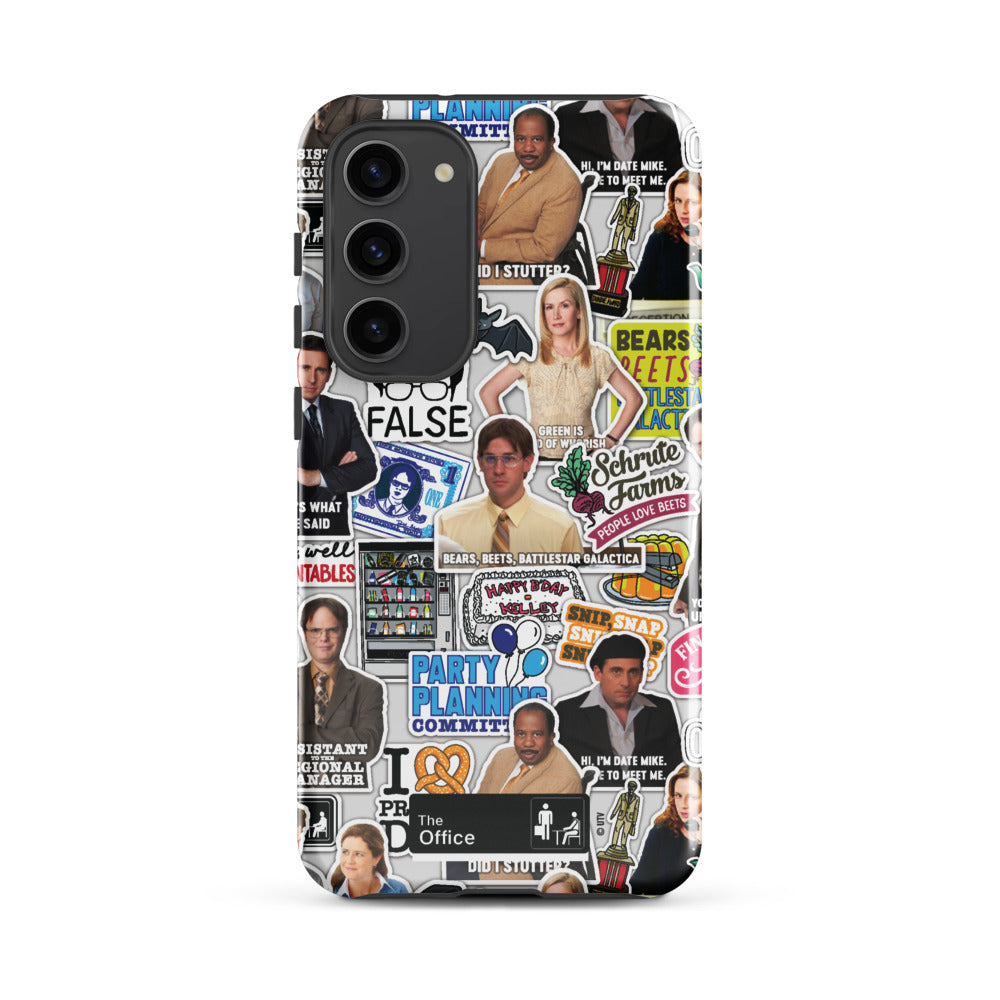 The Office Collage Pattern Samsung Case