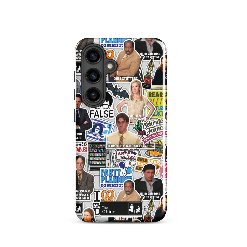 The Office Collage Pattern Samsung Case