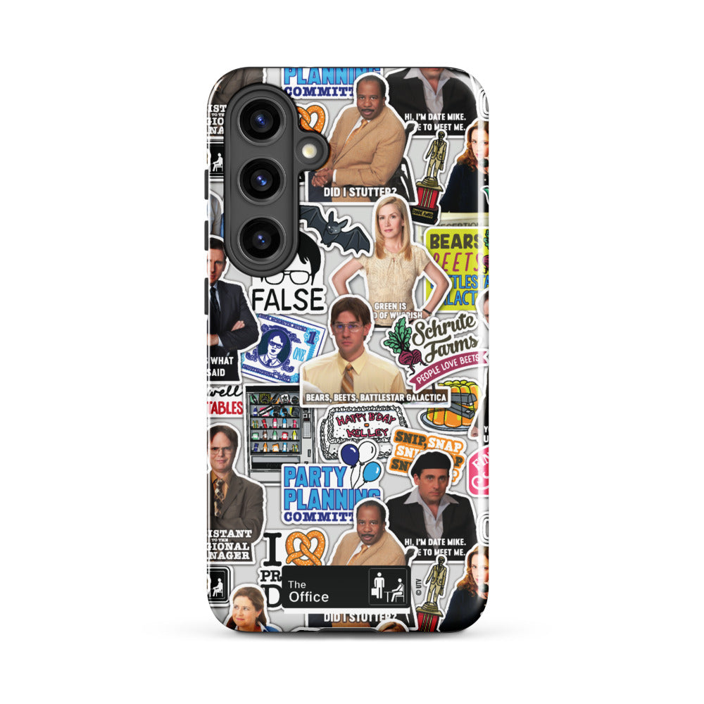 The Office Collage Pattern Samsung Case