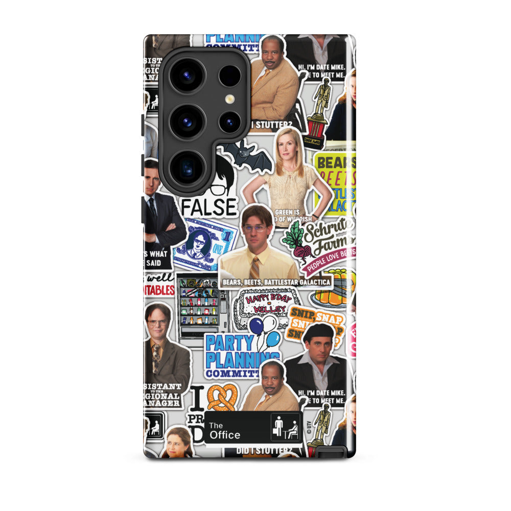 The Office Collage Pattern Samsung Case