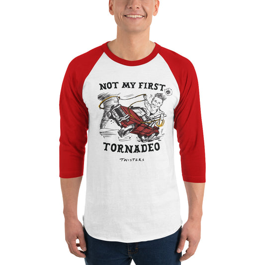 Twisters Not My First Tornadeo Raglan T-Shirt