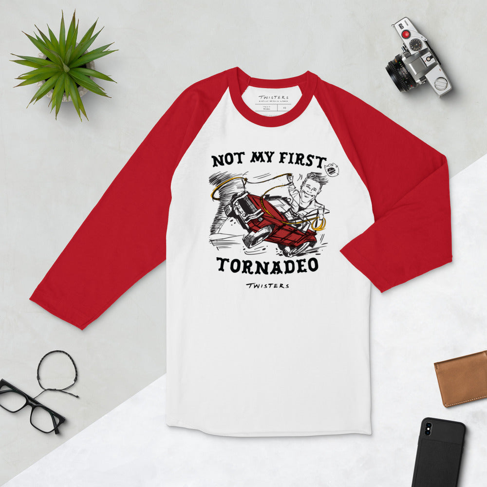 Twisters Not My First Tornadeo Raglan T-Shirt