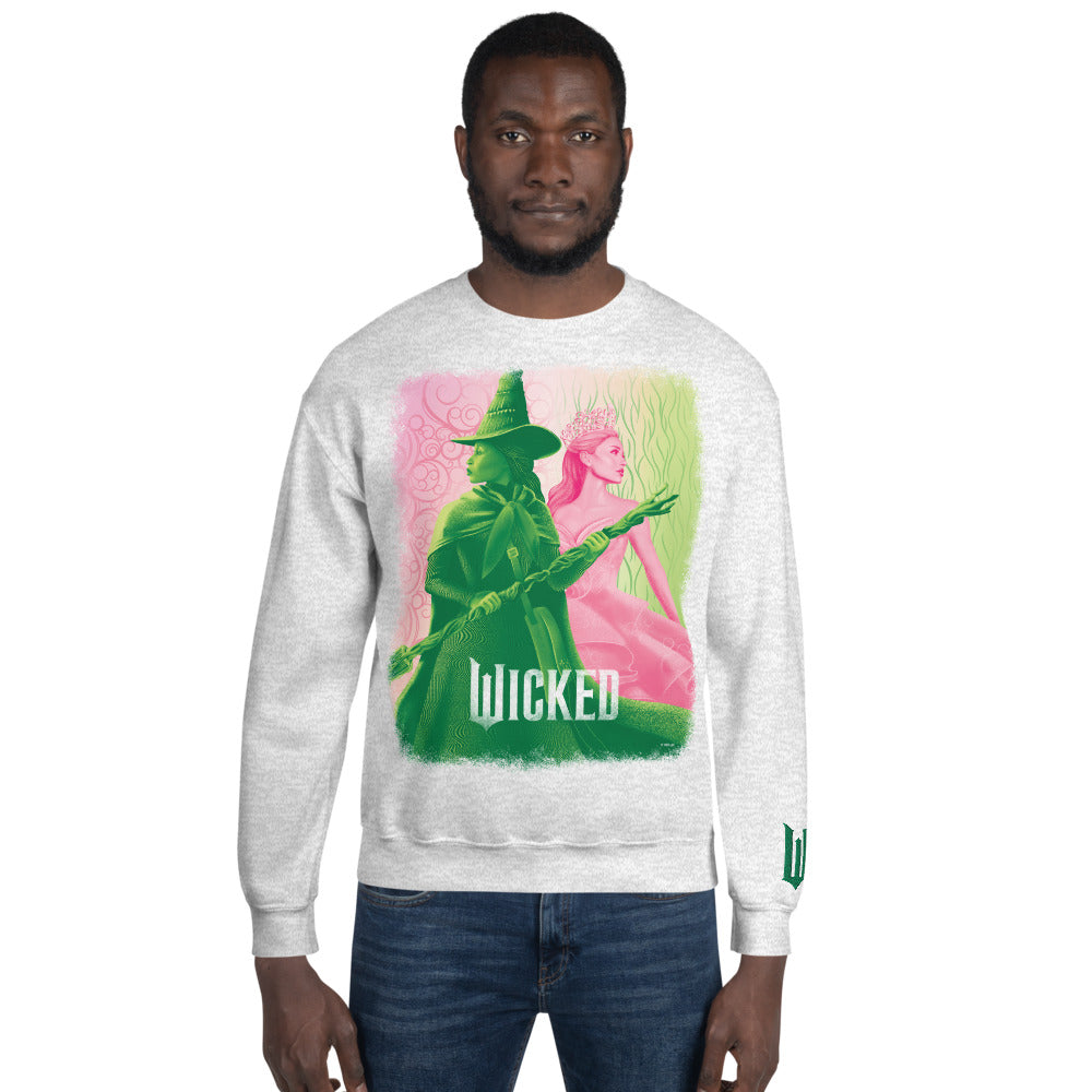 Wicked Elphaba & Glinda Crewneck Sweatshirt