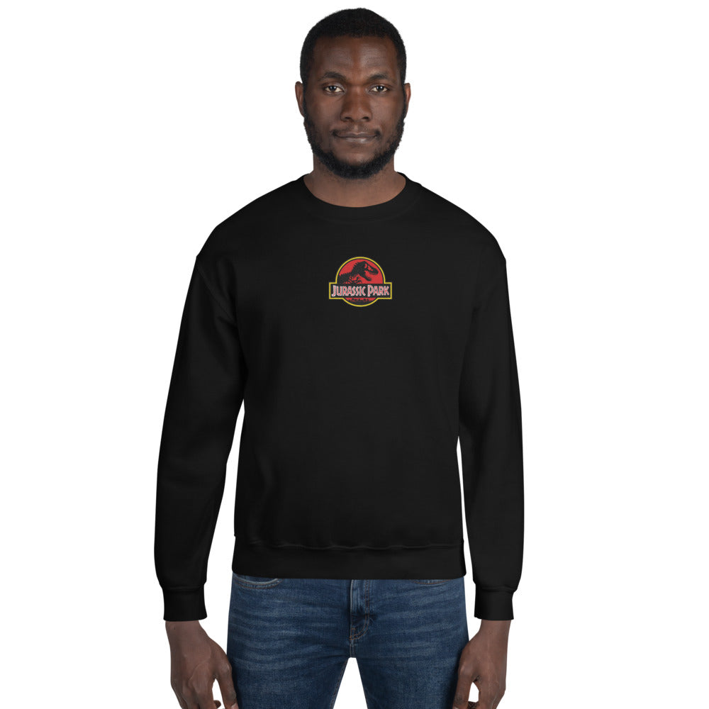 Jurassic Park Embroidered Crewneck Sweatshirt