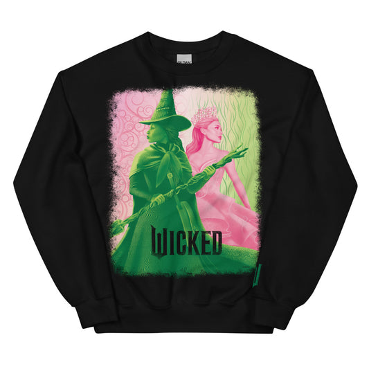 Wicked Elphaba & Glinda Crewneck Sweatshirt