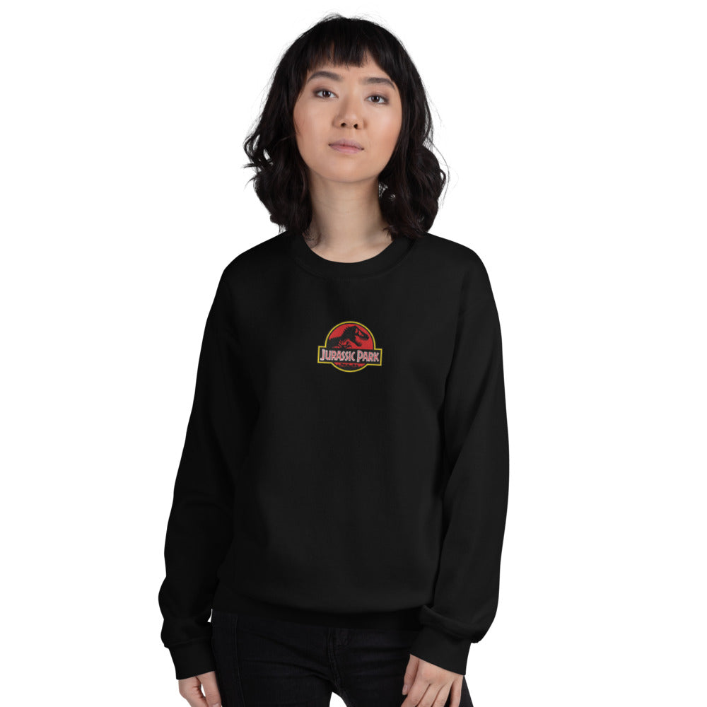 Jurassic Park Embroidered Crewneck Sweatshirt