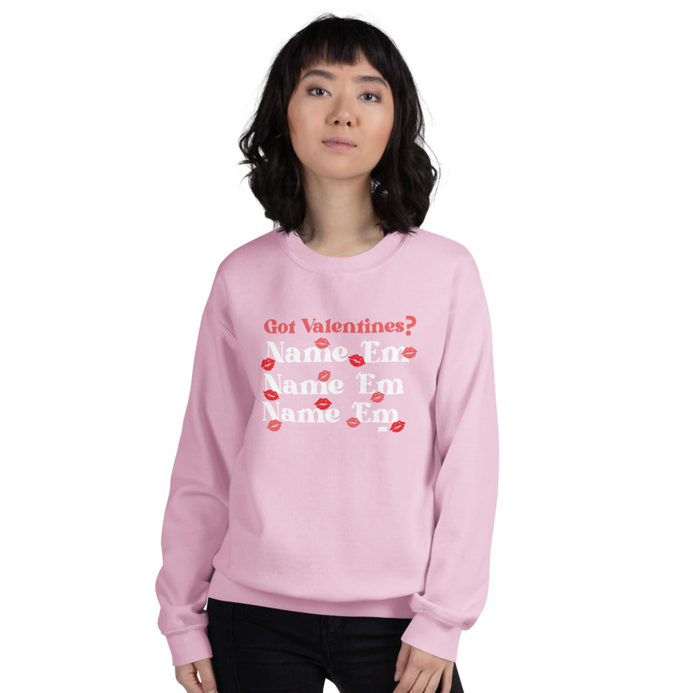 The Real Housewives of Beverly Hills Valentine's Name 'Em Crewneck Sweatshirt