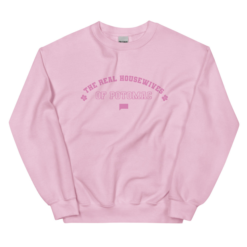 The Real Housewives of Potomac Varsity Crewneck