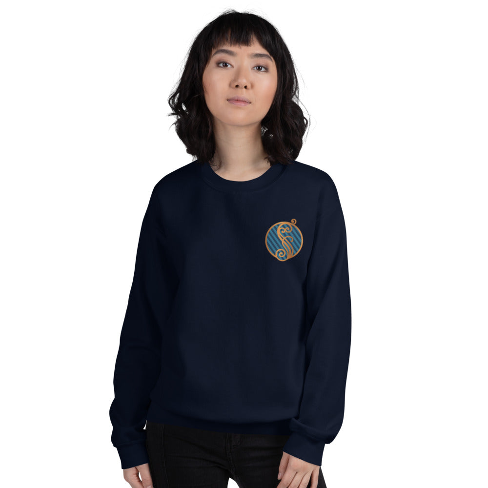 Wicked Shiz Seal Embroidered Crewneck Sweatshirt