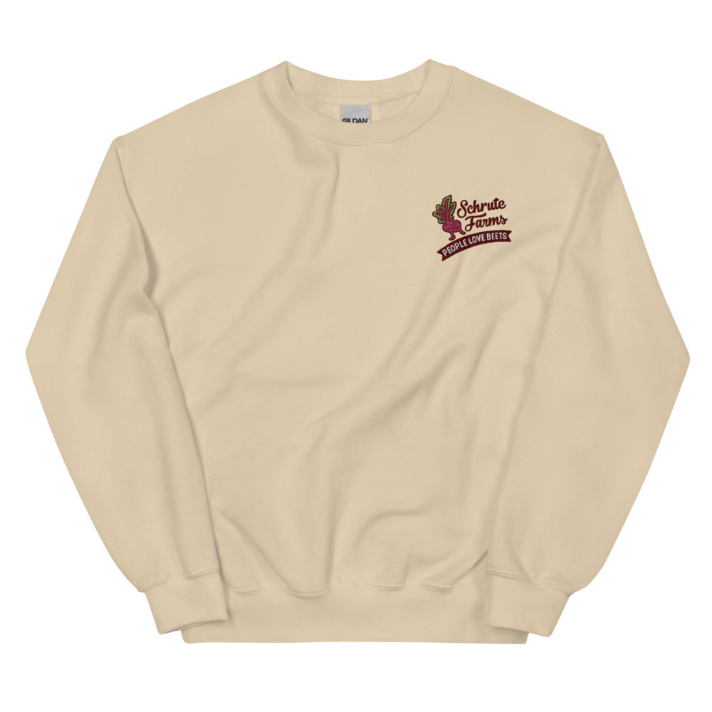 The Office Schrute Farms Embroidered Crewneck