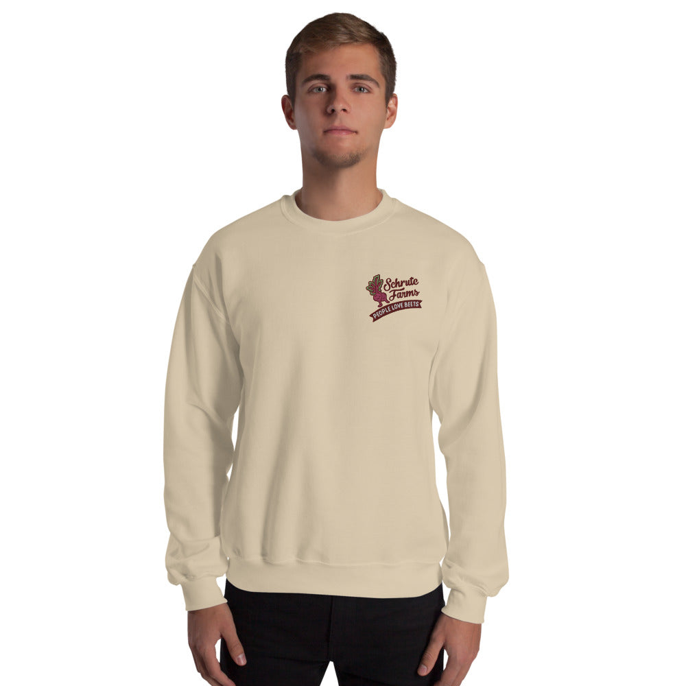 The Office Schrute Farms Embroidered Crewneck