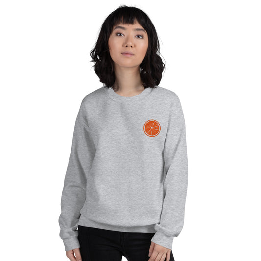 The Real Housewives of Orange County Orange Embroidered Crewneck