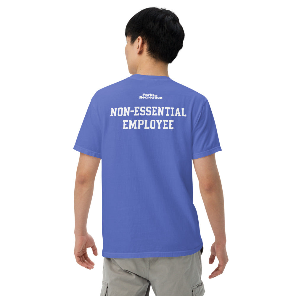 Parks and Recreation Non-Essential Employee Comfort Colors T-Shirt