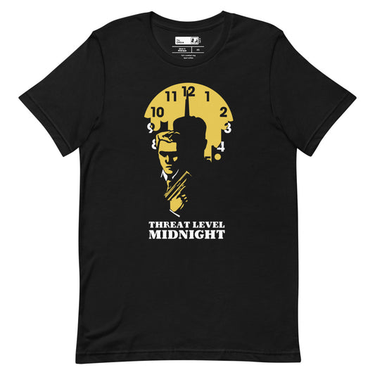 The Office Threat Level Midnight Unisex T-Shirt