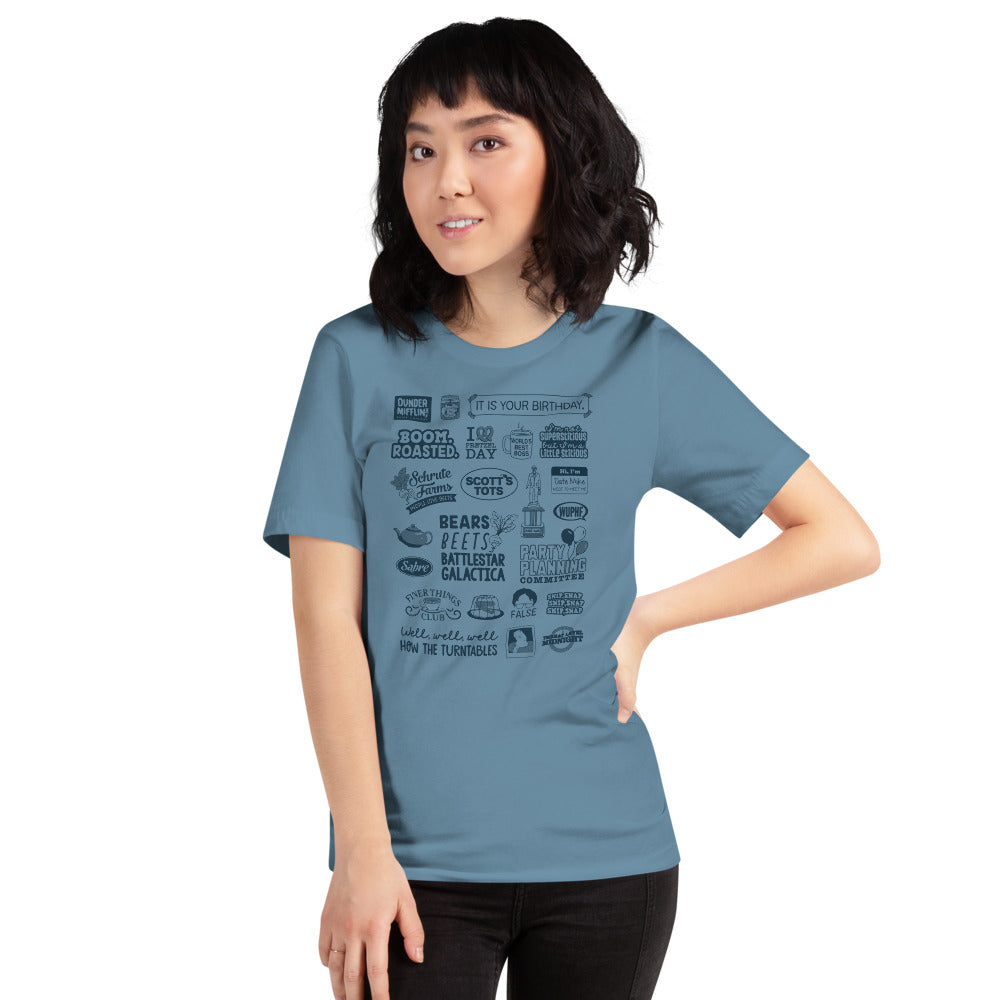 The Office Icons Mashup T-Shirt