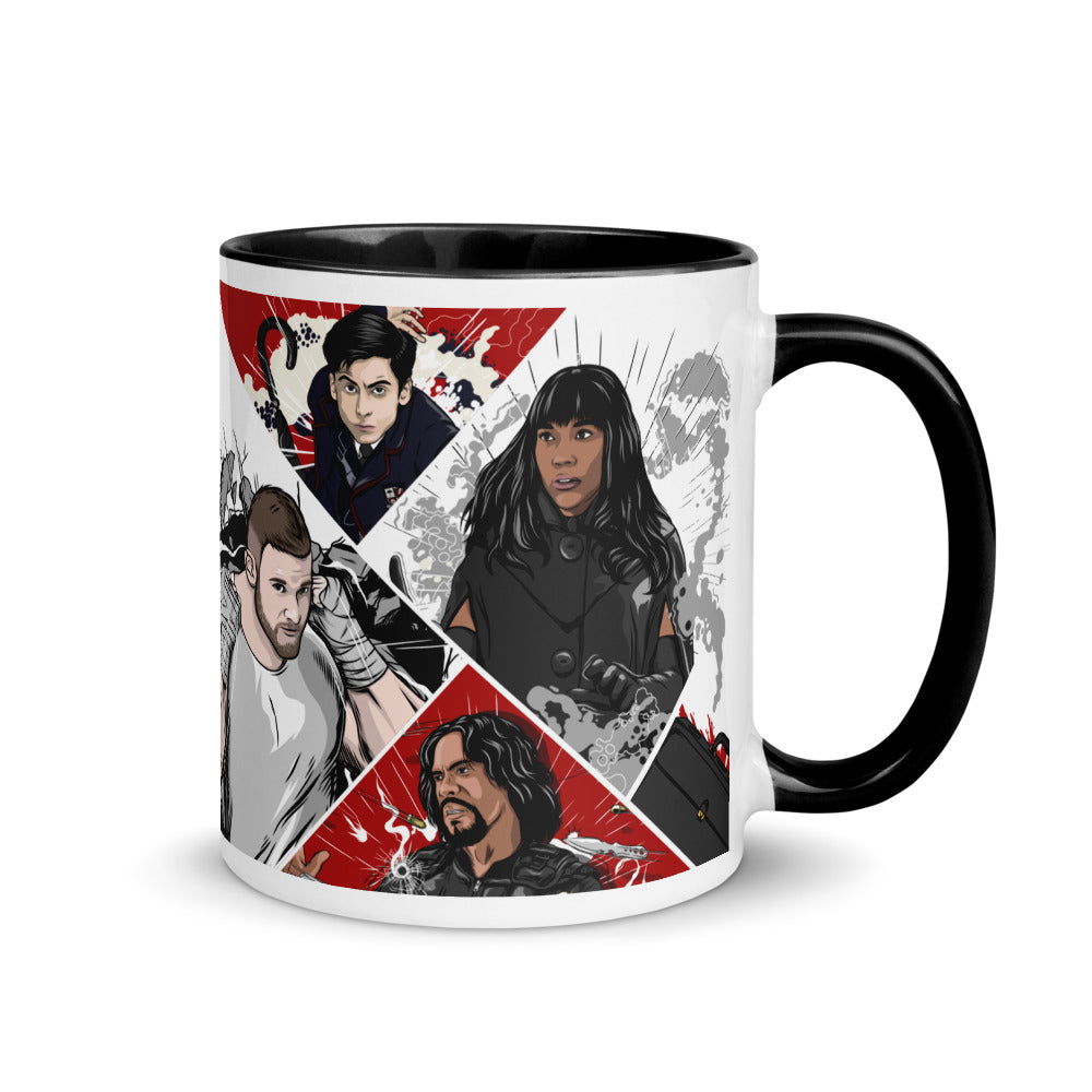 The Umbrella Academy Action Grid Mug