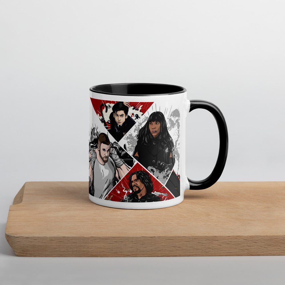 The Umbrella Academy Action Grid Mug