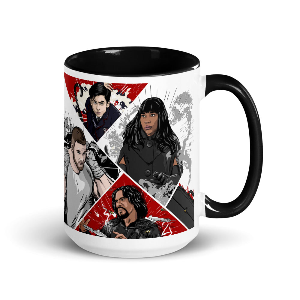 The Umbrella Academy Action Grid Mug