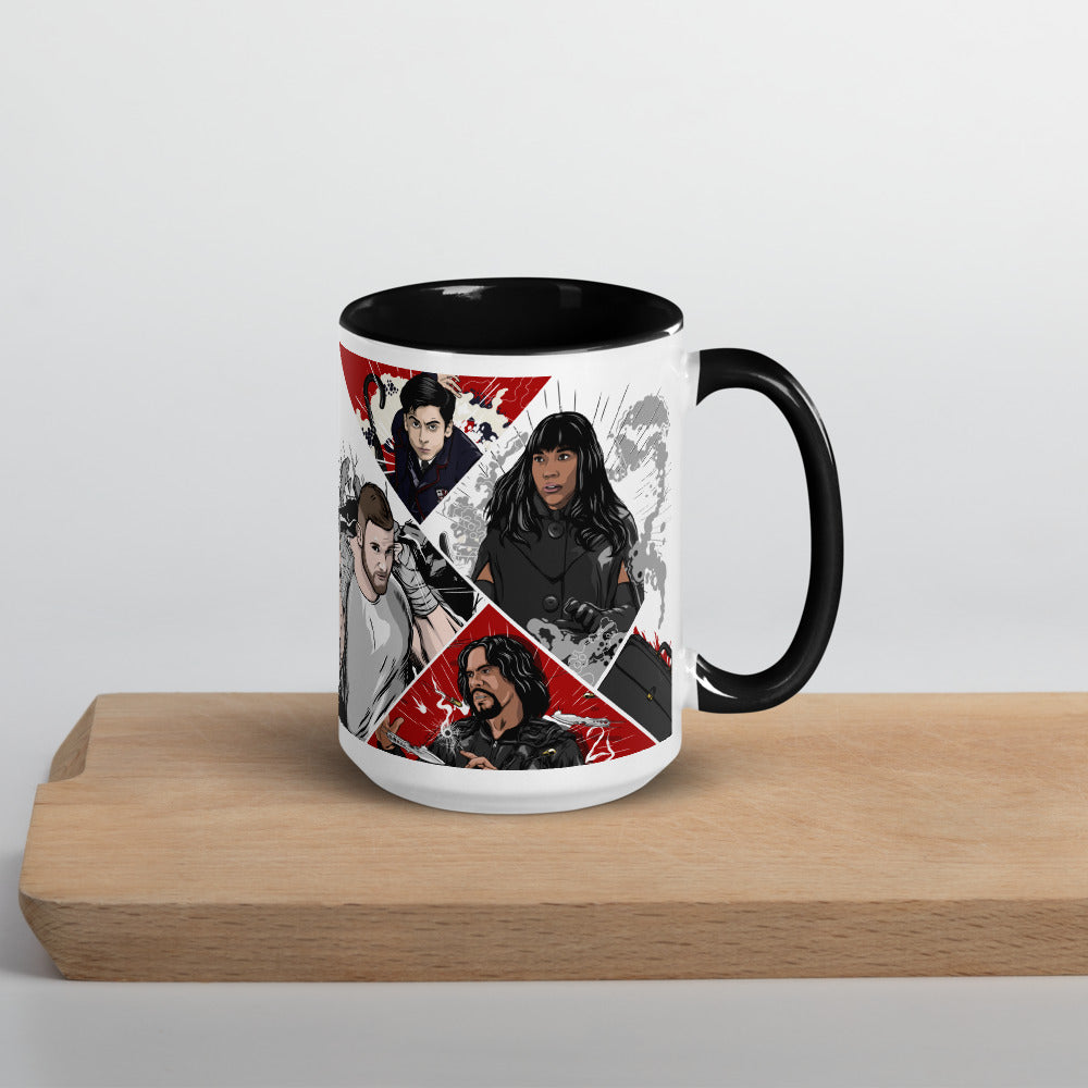 The Umbrella Academy Action Grid Mug