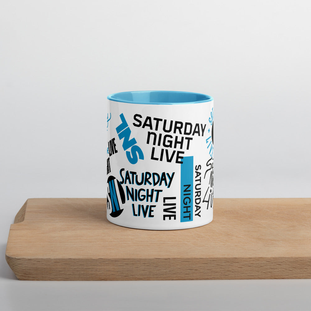 Saturday Night Live Legacy Logos Two Tone Mug