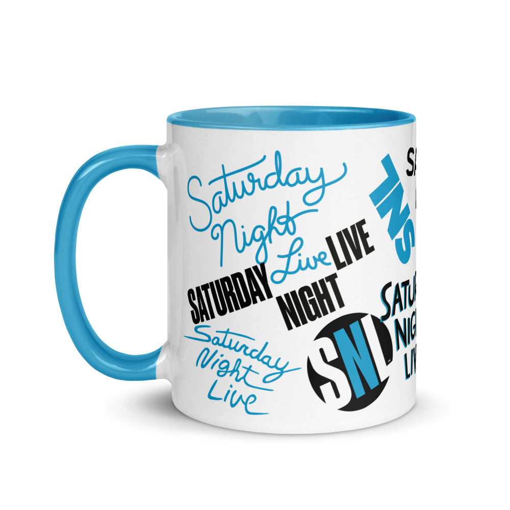 Saturday Night Live Legacy Logos Two Tone Mug