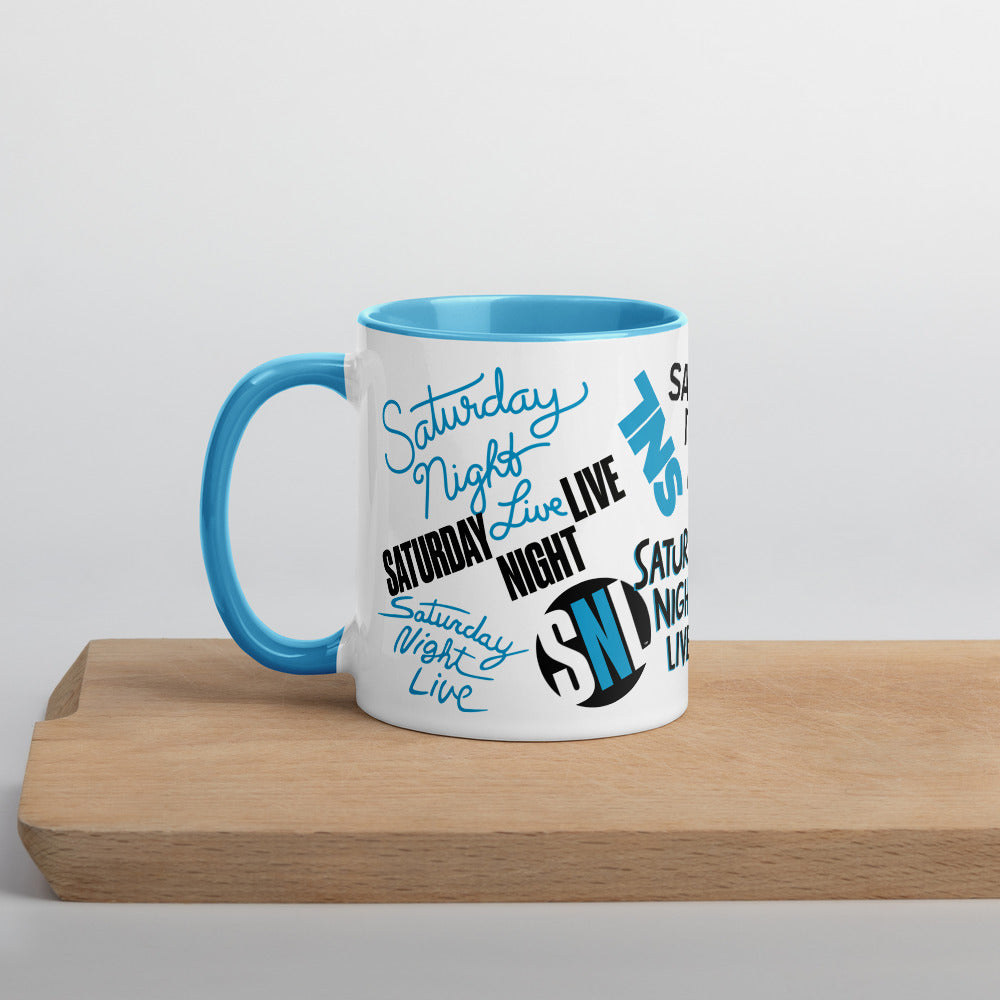 Saturday Night Live Legacy Logos Two Tone Mug