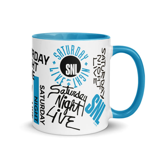 Saturday Night Live Legacy Logos Two Tone Mug