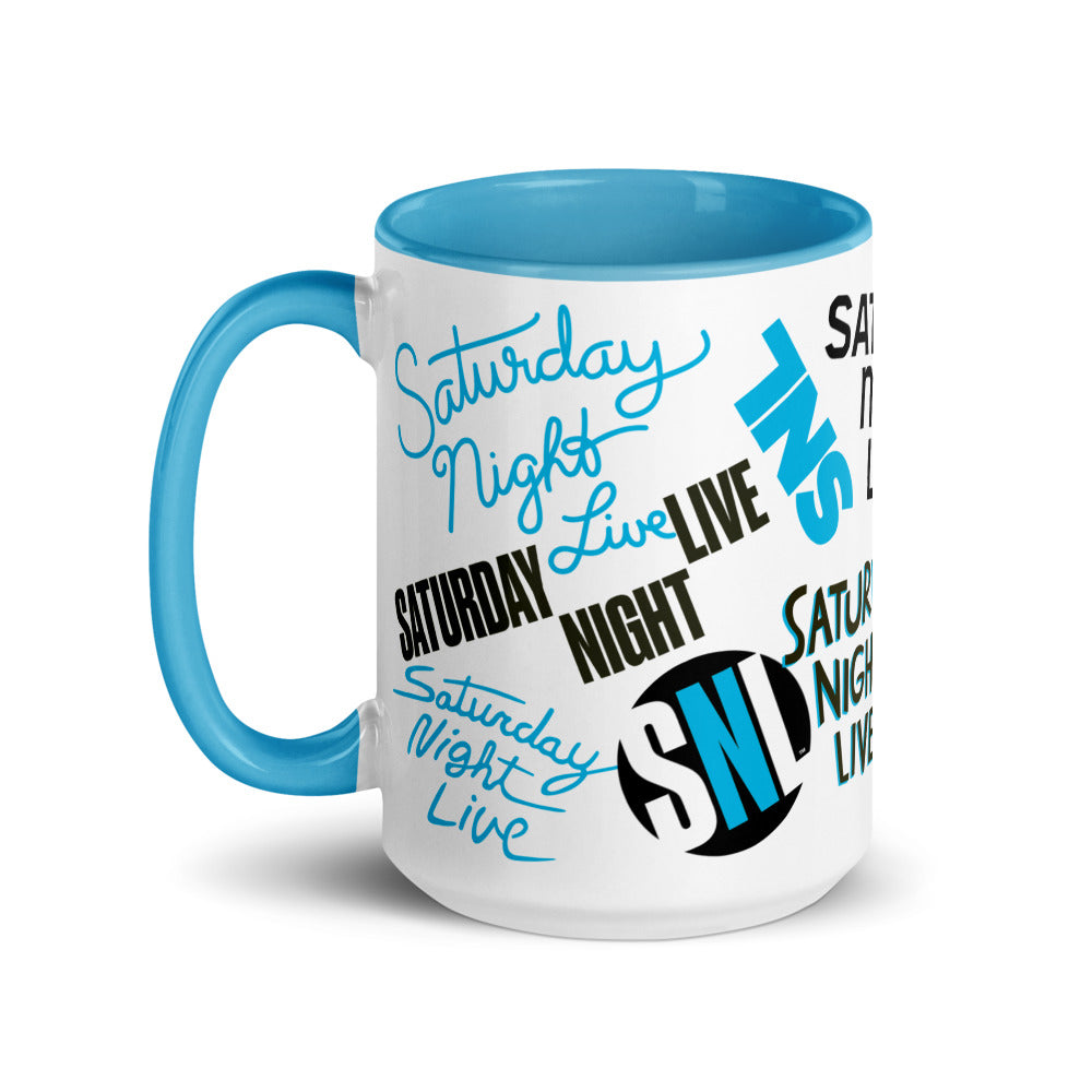 Saturday Night Live Legacy Logos Two Tone Mug