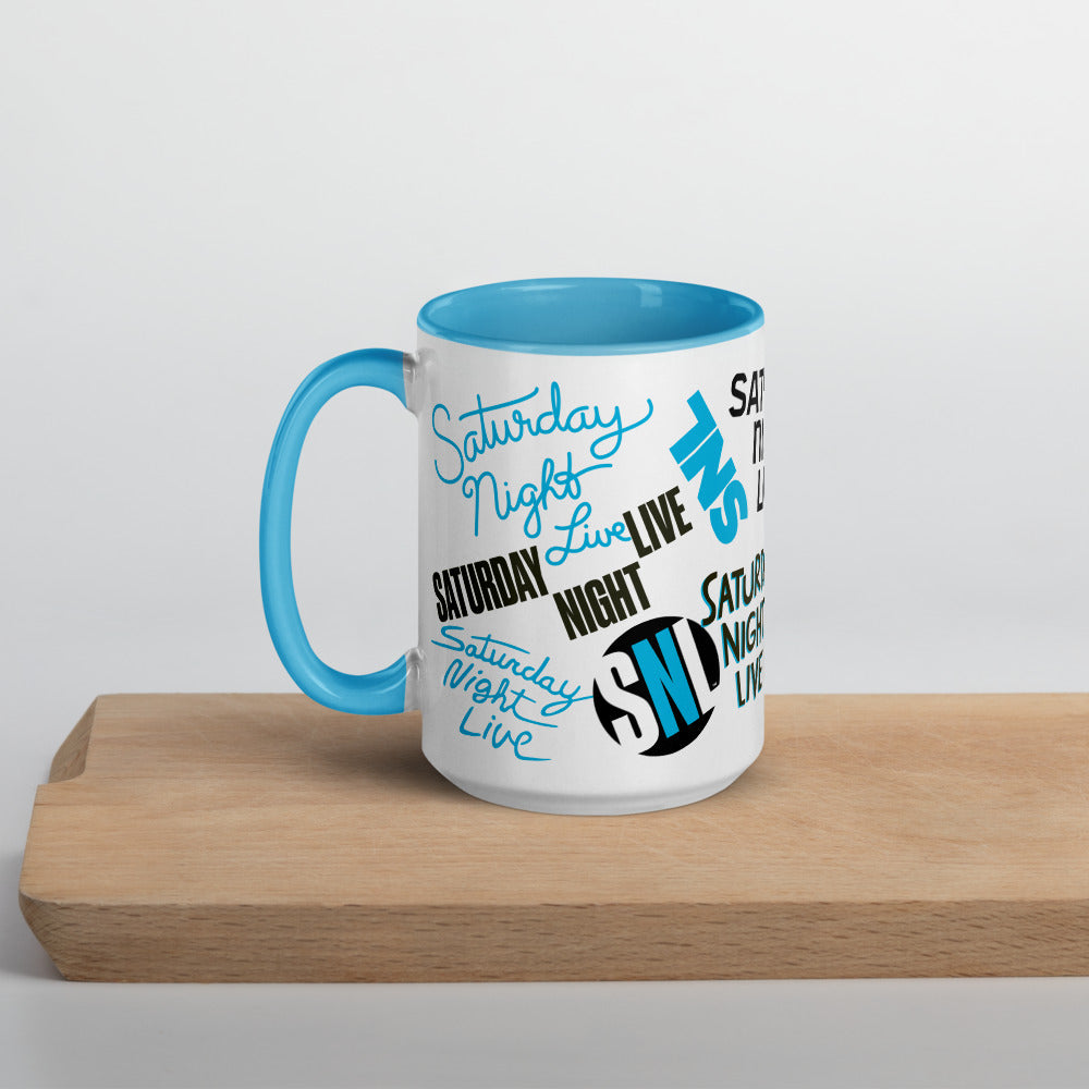 Saturday Night Live Legacy Logos Two Tone Mug