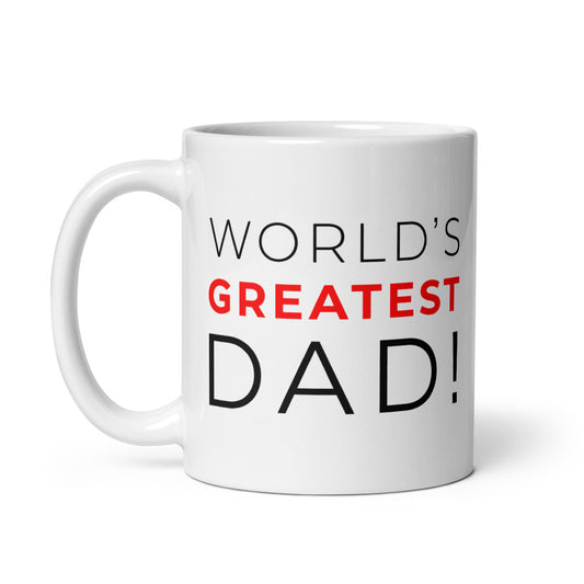 Suits World's Greatest Dad White Mug