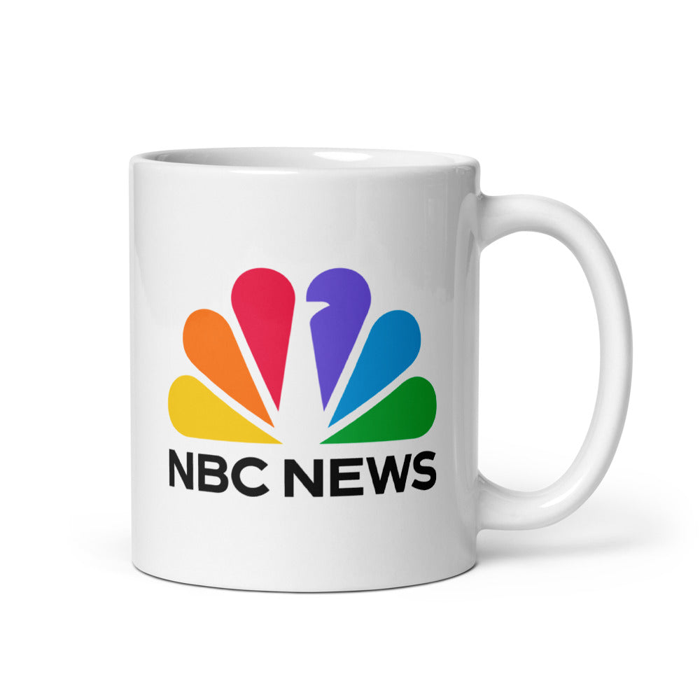 NBC News Logo White Mug