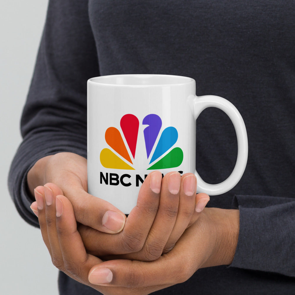 NBC News Logo White Mug