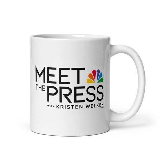 Meet The Press Logo White Mug