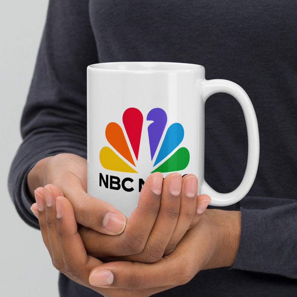 NBC News Logo White Mug