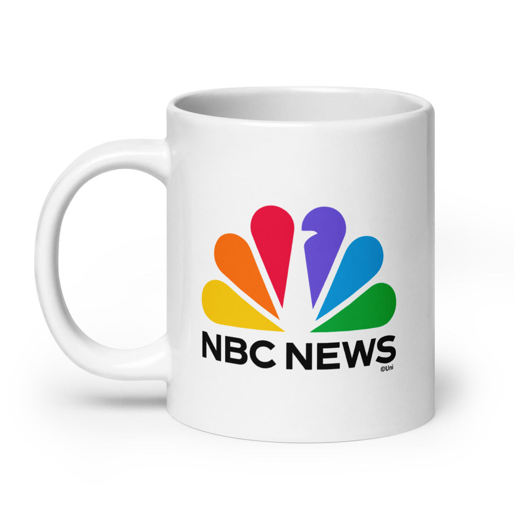 NBC News Logo White Mug