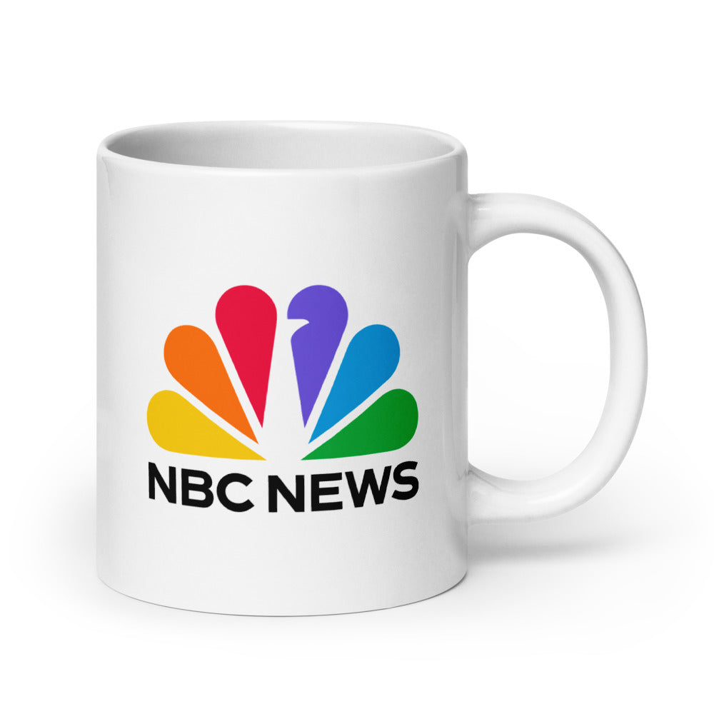 NBC News Logo White Mug