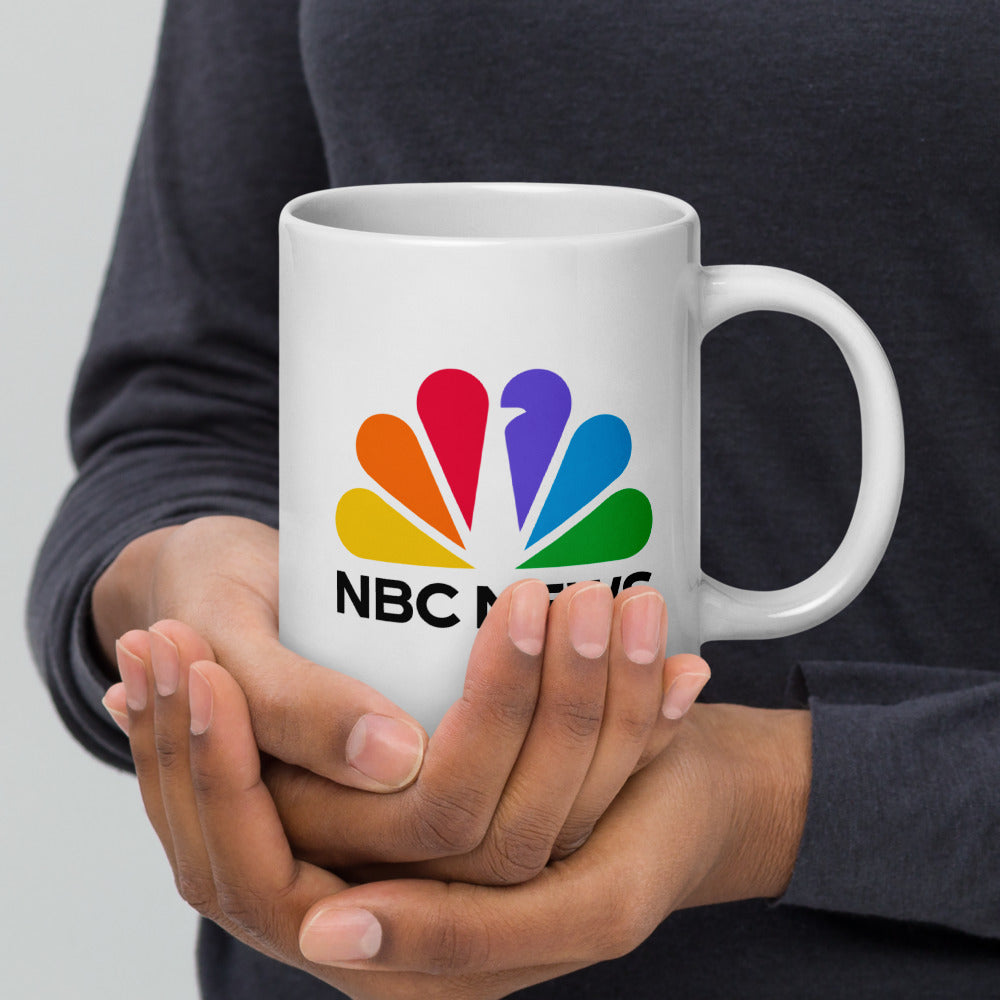 NBC News Logo White Mug