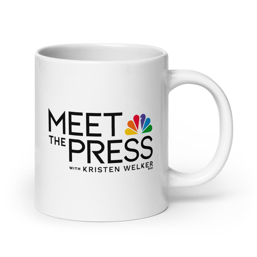 Meet The Press Logo White Mug