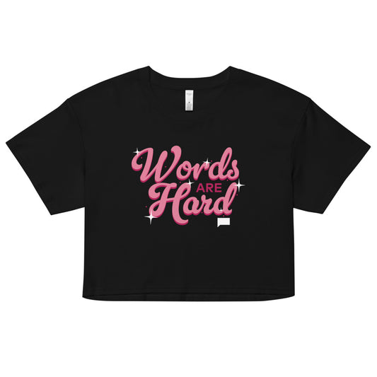 Vanderpump Rules Words Are Hard Crop Top